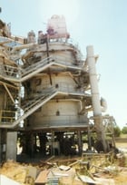 25' 9-3/4" x 72" Ram Engineering, pinions thru hydraulic drive, 20 HP, bucket elevator, 1987 - Image 6