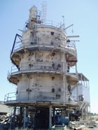 25' 9-3/4" x 72" Ram Engineering, pinions thru hydraulic drive, 20 HP, bucket elevator, 1987 - Image 10
