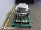 24" x 24" Perrin, horizontal, Stainless Steel, side bar plate & frame filter press, 31/32 plates, hand crank - Image 3