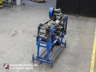 Mateer Burt #408D, roll thru hot glue labeler, 10-600 containers per minute, with single label magazine - Image 3