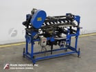 Mateer Burt #408D, roll thru hot glue labeler, 10-600 containers per minute, with single label magazine - Image 5