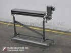42" wide, NCC Automated Systems Stainless Steel transfer conveyor, 9" long, bull nose transfer ends powered - Image 1