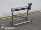 42" wide, NCC Automated Systems Stainless Steel transfer conveyor, 9" long, bull nose transfer ends powered - Image 5