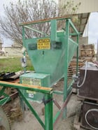 75 cu.ft. Scott, Carbon Steel double ribbon mixer, surge hopper, dust collector, 48" w x 6' l mixing trough - Image 10
