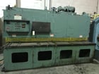 1/4" x 10' Allsteel, hydraulic shear, 40" front operated power back gauge w/readout, 6' squaring arm, 25 HP - Image 1