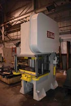 100 Ton, Goiti #CFR, 5.5" stroke, 11.2" Shut Height, 3.5" adj, 38" x 24.5" bed, T-slotted, gap frame press - Image 1