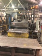 Wheelabrator #MaxMesh 48 pass thru shot blast system w/dust collection system, 48" W belt, 2007 - Image 4