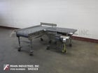 24" wide x 4.1' long, Intralox #ARB. activated roller belt conveyors, 28"-34" infeed/discharge, 1 HP drive - Image 1