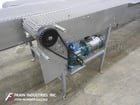 15" wide x 21.6' long, LeMatic, Stainless Steel, table top belt accumulation conveyor - Image 2