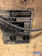 200 Ton, Danly #SC2-200-72-48, straight side double crank press, 5" stroke, 28" Shut Height, air clutch & - Image 8