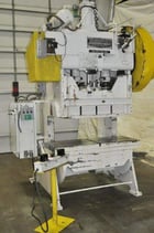 60 Ton, Johnson #G2-60-56-22, OBI press, 4" stroke, 15" Shut Height, 56" x22" bed, 100 SPM, 5 HP, 1965 - Image 1