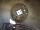 Mild Steel Silo, 1750 cu.ft., 12' x 15', cone bottom, dust collector, 12" flange bottom center discharge - Image 5