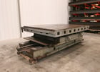 72" x 96" Giddings & Lewis air lift rotary table, 52" L/R movement, 6 T-slots, #12973 - Image 9
