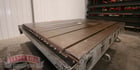 72" x 96" Giddings & Lewis air lift rotary table, 52" L/R movement, 6 T-slots, #12973 - Image 9