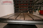 72" x 96" Giddings & Lewis air lift rotary table, 52" L/R movement, 6 T-slots, #12973 - Image 10