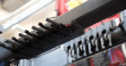 Akyapak #3ADM-1200, CNC Drill Line, 50" x 20", 3-spdl, 15" touch screen Mitsubishi C70 Control, Infeed & - Image 2