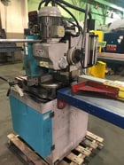 4-1/2" KMT, semi-auto, 6' Tiger stop, extra blades, manual clamp, coolant tray, 2006, #10571 - Image 3