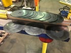 4-1/2" KMT, semi-auto, 6' Tiger stop, extra blades, manual clamp, coolant tray, 2006, #10571 - Image 5