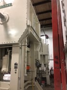 600 Ton, Minster #E2-600-48-36, straight side double crank press, 10" stroke, 26" Shut Height, 6" powered ram - Image 3