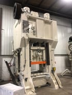 600 Ton, Minster #E2-600-48-36, straight side double crank press, 10" stroke, 26" Shut Height, 6" powered ram - Image 6