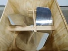 Stainless elephant ear mixing impeller, 40", (3) 40" x 17" blades, new (3 available) - Image 3