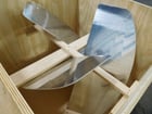 Stainless elephant ear mixing impeller, 40", (3) 40" x 17" blades, new (3 available) - Image 5
