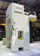 300 Ton, Komatsu #E2M-300, 7.8" stroke, 29" Shut Height, 5.9" adj, 59" x 47.9" bed, hydraulic clutch, 30-90 - Image 4