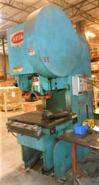 120 Ton, Heim #12-OBI-BG, back geared punch press, 3" stroke, 14" Shut Height, 45 SPM, 10 HP, air clutch & - Image 4