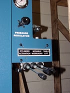 150 Ton, Press Master #HFP-150MWH, 16" stroke, 10" bore, moveable work head, #149945 - Image 4