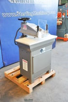8 Ton, APMC #APM-SA8, hydraulic clicker press, 15.7" x31.5" bed, quick height adjustment, dual joystick - Image 1