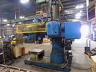 5' -15" Carlton #3A, radial arm drill, 1500 RPM, #5MT, power elevation, power clamping, 20 HP, 1954 - Image 4