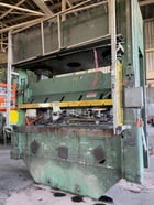 300 Ton, Pacific #300D10-60, hydraulic press, 18" stroke, 28" window, 123" x 60" bed, 40 HP, Allen Bradley - Image 4