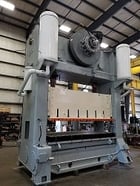 300 Ton, Verson #S2-300-160-60T straight side double crank press, 14" stroke, 31" Shut Height, 20-40 SPM - Image 9