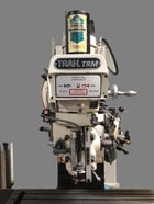 Southwestern Industries #Trak-TRM, 2-Axis CNC bed mill, 10" x50" table, 3 HP, 1995, #14143 - Image 4
