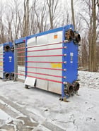 20300 sq.ft., Alfa-Laval, AQ14-LFG, plate & frame heat exchanger, 150 psi, alloy 304 Stainless Steel plates - Image 2