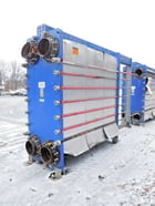 20300 sq.ft., Alfa-Laval, AQ14-LFG, plate & frame heat exchanger, 150 psi, alloy 304 Stainless Steel plates - Image 3
