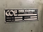 20000 lb. Coe Press Equipment Press coil cradle straightener combination, 72" wide - Image 9