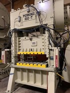 100 Ton, Perkins #S-100-48-34, straight side double crank press, 6" stroke, 14" Shut Height, 4" slide - Image 2