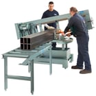 Ellis #4000, double miter band saw with vise quick adjusting screw type, new - Image 3