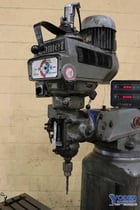 Comet #3KV, vertical mill, 10" x50" table, 3 HP, digital read out, power draw bar, 60-4250 RPM, #71446 - Image 3