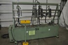 BTC, multi-head wire bender, 4 adj heads, 7' head travel, center clamp station, indexing - Image 1