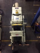 100 Ton, Niagara #E-90-S, gap frame press, 4.5" stroke, 15.75" Shut Height, 4.5" adjustment, 25" x 39" bed - Image 1