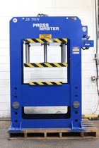 25 Ton, Press master #20x24, 4-post hydraulic press, pressure gauge / regulator, #153073 - Image 1
