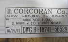 50 GPM @ 60' TDH, Rs Cprcpran RS Corcoran #4000VEC-1, 3 HP vertical sump 316 Stainless Steel centrifugal - Image 9