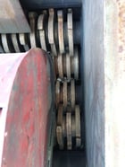 Untha #RS60, used grinder shredder, 4 shaft design, approx 56.69" x 33.85" cutting chamber, approx 2-3 TPH - Image 5