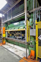 600 Ton, Pacific #600-D10-54, hydraulic press, 18" stroke, 123" x54" bed, #10742 - Image 7