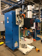 Heron #DR-45000, 45kJ capacitor discharge projection welder, 12"-15-7/8" throat, foot switch & dual palm - Image 2