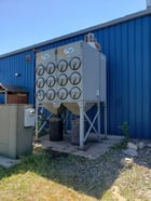 10000 cfm @ 4" S.P., United Air Specialists #SFC-24-3, 24 cartridge, 20 HP, air pulse - Image 1