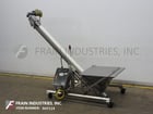 4" diameter x 8' long, Hapman, screw conveyor and 35" x 35" x 32" Stainless Steel product hopper, top mounted - Image 5