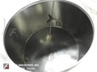 750 gallon Chem Tek, 304 Stainless Steel single wall holding tank with prop style agitator, 60" ID x 60" - Image 2